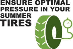 Ensure optimal pressure in your summer tires