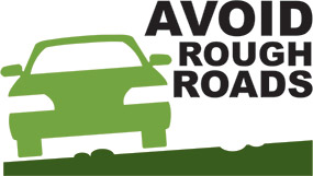 Avoid rough roads