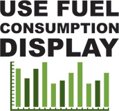 Use fuel consumption display